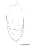 Paparazzi "My End and My Beginning - Purple" necklace Paparazzi Jewelry