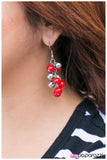 Paparazzi "My Girl - Red" earring Paparazzi Jewelry