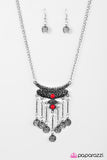 Paparazzi "My Greatest Adventure - Red" necklace Paparazzi Jewelry
