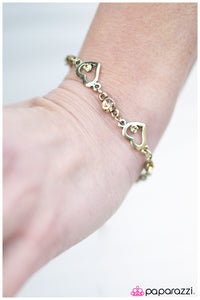 Paparazzi "My Heart Will Go On" Brass Bracelet Paparazzi Jewelry