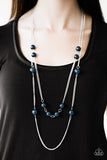 Paparazzi "My Main GLAM - Blue" necklace Paparazzi Jewelry
