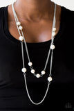 Paparazzi "My Main GLAM - White" necklace Paparazzi Jewelry