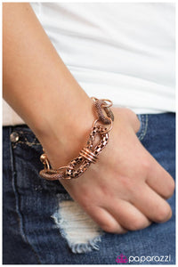 Paparazzi "My Main Squeeze" Copper Bracelet Paparazzi Jewelry