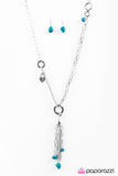 Paparazzi "My One True Love - Blue" necklace Paparazzi Jewelry