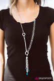 Paparazzi "My One True Love - Blue" necklace Paparazzi Jewelry