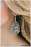 Paparazzi "My Queen - Pink" earring Paparazzi Jewelry