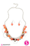 Paparazzi "Mysterious Ways - Coral" necklace Paparazzi Jewelry