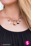 Paparazzi "Mystifying" Gold Necklace & Earring Set Paparazzi Jewelry