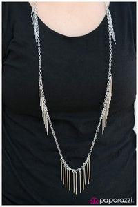 Paparazzi "Mystique" Silver Necklace & Earring Set Paparazzi Jewelry