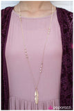 Paparazzi "My Time To Fly - Gold" necklace Paparazzi Jewelry