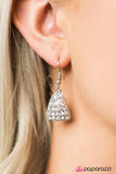 Paparazzi "My Time To Shine - White" earring Paparazzi Jewelry