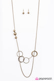 Paparazzi "My Way Or The Highway - Brass" necklace Paparazzi Jewelry