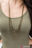 Paparazzi "My Word Is My Bond - Brass" necklace Paparazzi Jewelry