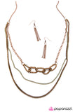 Paparazzi "My Word Is My Bond - Copper" necklace Paparazzi Jewelry