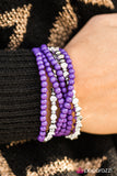 Paparazzi "Nama-SLAY - Purple" bracelet Paparazzi Jewelry