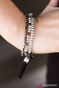 Paparazzi "Nama-Stay The Night - Black" bracelet Paparazzi Jewelry