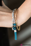 Paparazzi "Nama-Stay The Night - Blue" bracelet Paparazzi Jewelry