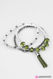 Paparazzi "Nama-Stay The Night - Green" bracelet Paparazzi Jewelry