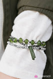 Paparazzi "Nama-Stay The Night - Green" bracelet Paparazzi Jewelry