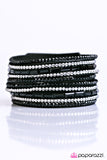 Paparazzi "Name Your Price - Black" bracelet Paparazzi Jewelry