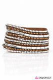 Paparazzi "Name Your Price" Brown Wrap Bracelet Paparazzi Jewelry