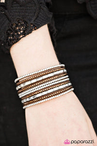 Paparazzi "Name Your Price" Brown Wrap Bracelet Paparazzi Jewelry