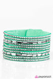 Paparazzi "Name Your Price - Green" bracelet Paparazzi Jewelry