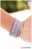 Paparazzi "Name Your Price - Purple" bracelet Paparazzi Jewelry