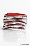 Paparazzi "Name Your Price - Red" bracelet Paparazzi Jewelry