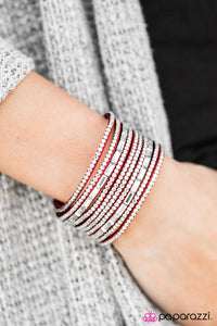 Paparazzi "Name Your Price - Red" bracelet Paparazzi Jewelry