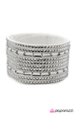 Paparazzi "Name Your Price - White" bracelet Paparazzi Jewelry