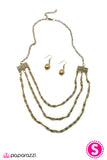 Paparazzi "Native Art - Brass" necklace Paparazzi Jewelry