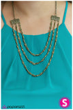 Paparazzi "Native Art - Brass" necklace Paparazzi Jewelry