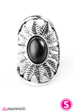 Paparazzi "Natural Habitat - Black" ring Paparazzi Jewelry