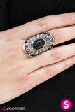 Paparazzi "Natural Habitat - Black" ring Paparazzi Jewelry