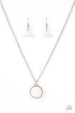 Paparazzi "Natural History" White Necklace & Earring Set Paparazzi Jewelry