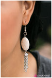 Paparazzi "Natural Living - White" earring Paparazzi Jewelry