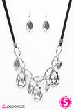 Paparazzi "Nature Versus Nurture - Black" Necklace & Earring Set Paparazzi Jewelry