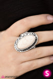 Paparazzi "Nature Walk - White" ring Paparazzi Jewelry