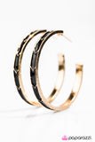 Paparazzi "Need For Speed - Black" earring Paparazzi Jewelry