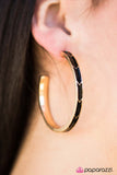 Paparazzi "Need For Speed - Black" earring Paparazzi Jewelry