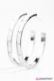 Paparazzi "Need For Speed - White" earring Paparazzi Jewelry