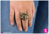 Paparazzi "Never Ending Summer" Brass Ring Paparazzi Jewelry