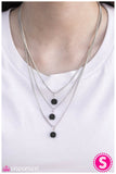 Paparazzi "Never Forget" Black Necklace & Earring Set Paparazzi Jewelry