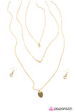 Paparazzi "Never Look Back - Gold" necklace Paparazzi Jewelry