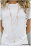 Paparazzi "Never Look Back - Gold" necklace Paparazzi Jewelry