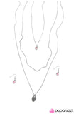 Paparazzi "Never Look Back - Pink" necklace Paparazzi Jewelry
