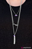 Paparazzi "Never Lose Hope - Purple" necklace Paparazzi Jewelry
