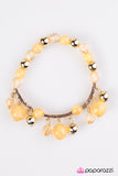 Paparazzi "Never Say Never - Yellow" bracelet Paparazzi Jewelry