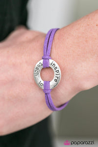 Paparazzi "Never Stop Dreaming - Purple" bracelet Paparazzi Jewelry